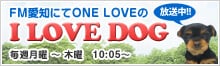 ＦＭ愛知にてONELOVE（ペットショップワンラブ）の　Ｉ　ＬＯＶＥ　ＤＯＧ　放送中！！