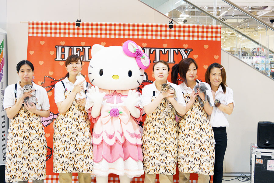 ペットショップワンラブ アリオ川口店 ハローキティ来店イベント
