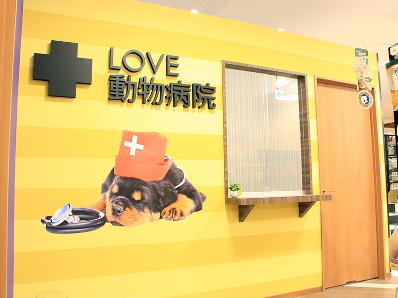 ペットショップワンラブ コースカベイサイド横須賀店内