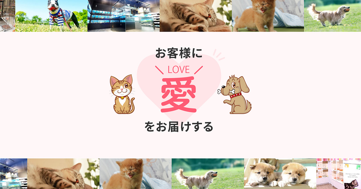 ペットショップワンラブ お客様に愛をお届けする