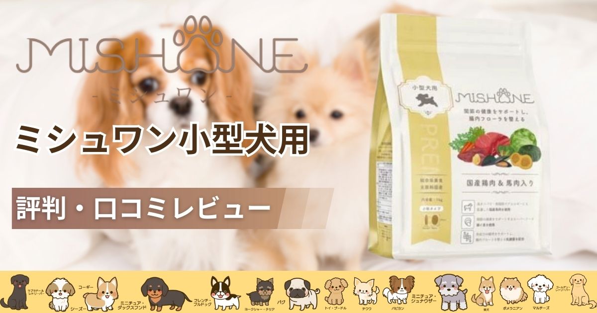 ミシュワン ドッグフード 小型犬用 1kg×3 MISHONE ミシュワン 小型犬用 