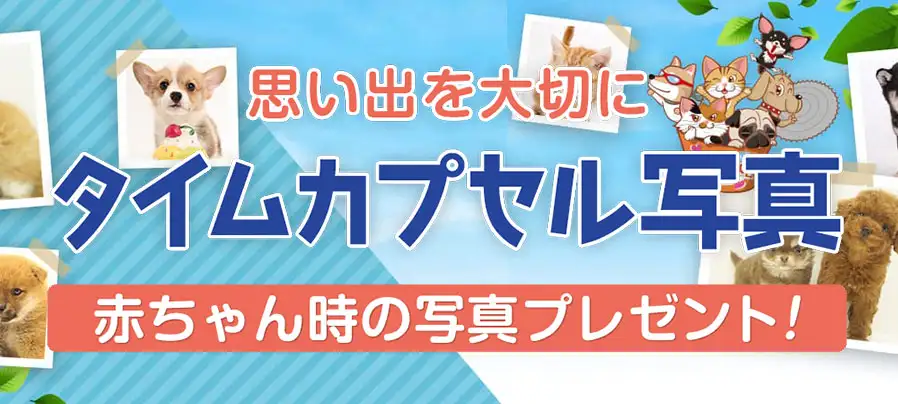 【タイムカプセル写真プレゼント企画！！】ワンラブ全店｜お迎え1年後に子犬子猫の赤ちゃん写真をプレゼント(^^)/｜ワンラブグループ